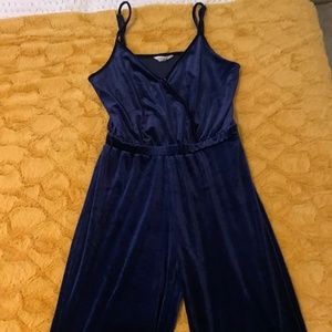 Blue Velvet Jumpsuit